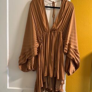Free People Rust Mini Dress